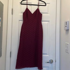 Burgundy bridesmaid dress / size 6 / Park & Fifth